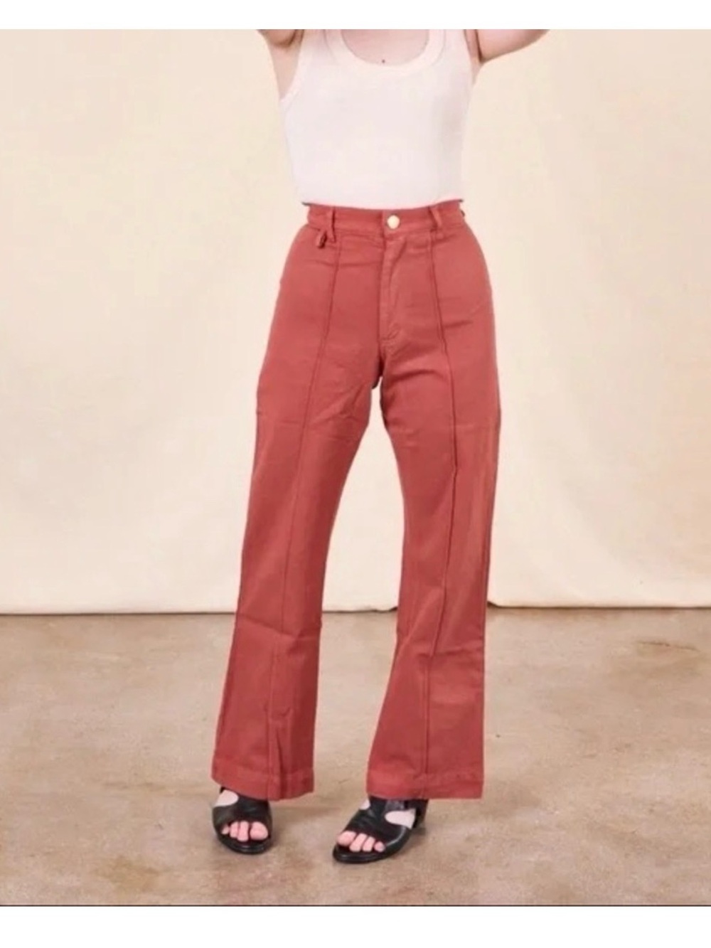 Big Bud Press Western Pants in Pink Salmon